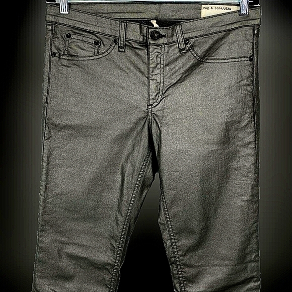 Rag & Bone Coated Legging Jeans - Picture 1 of 14